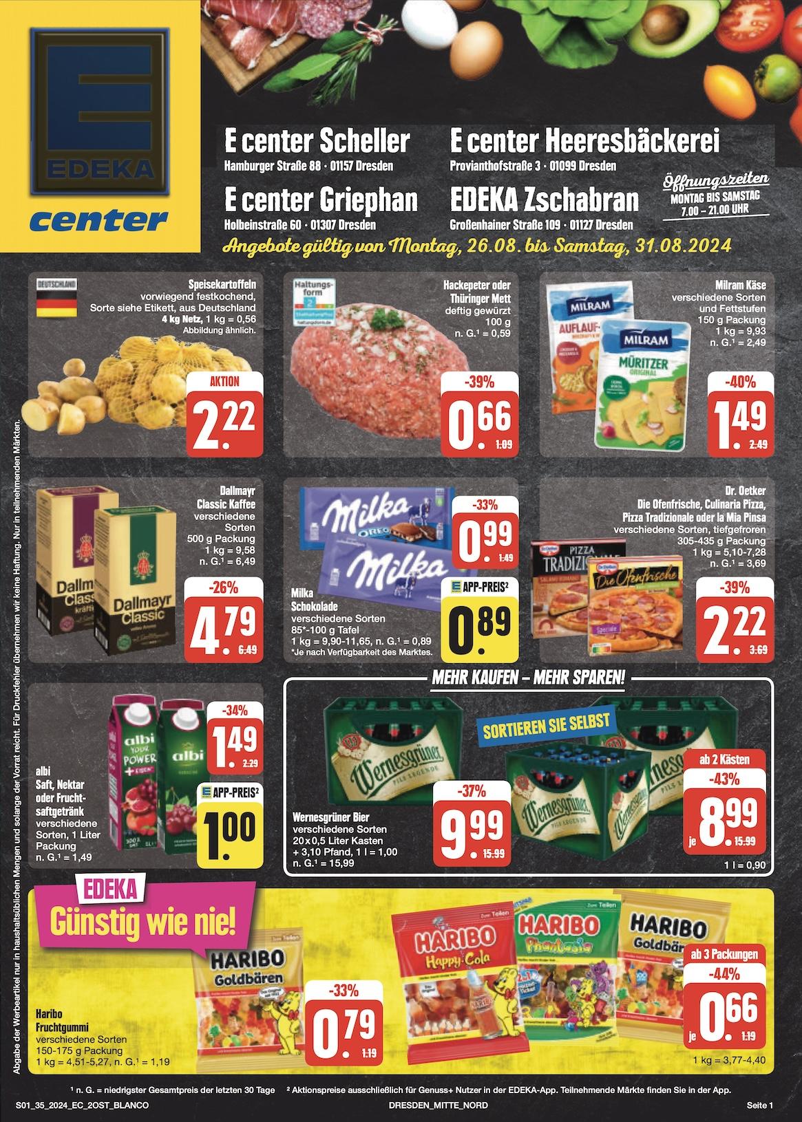 Edeka Prospekt ab Montag - Sachsen Seite 1