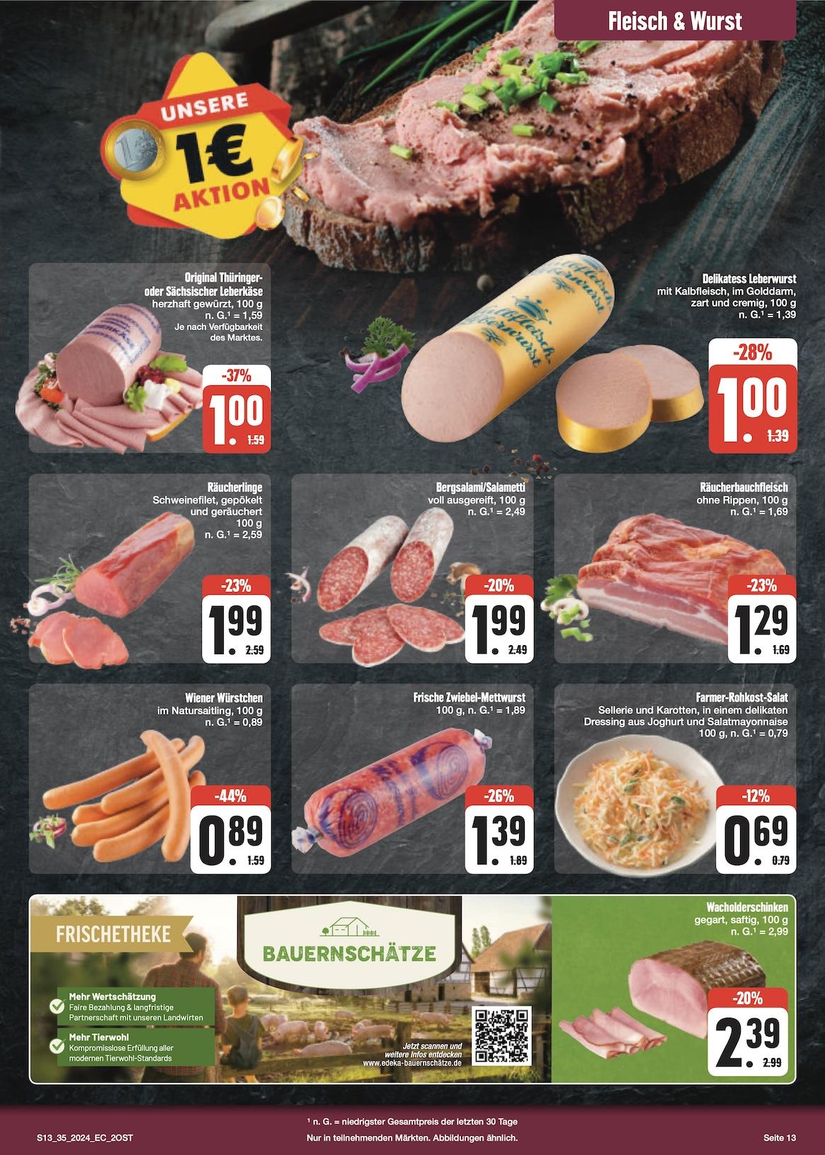 Edeka Prospekt ab Montag - Sachsen Seite 13