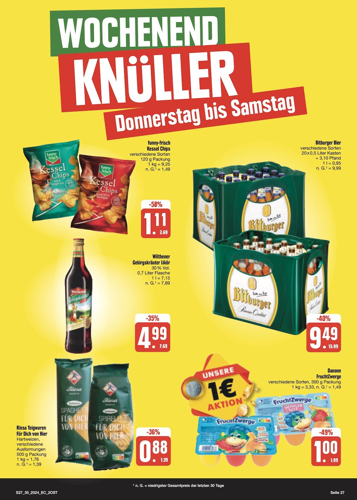 Edeka Prospekt ab Montag - Sachsen Seite 27
