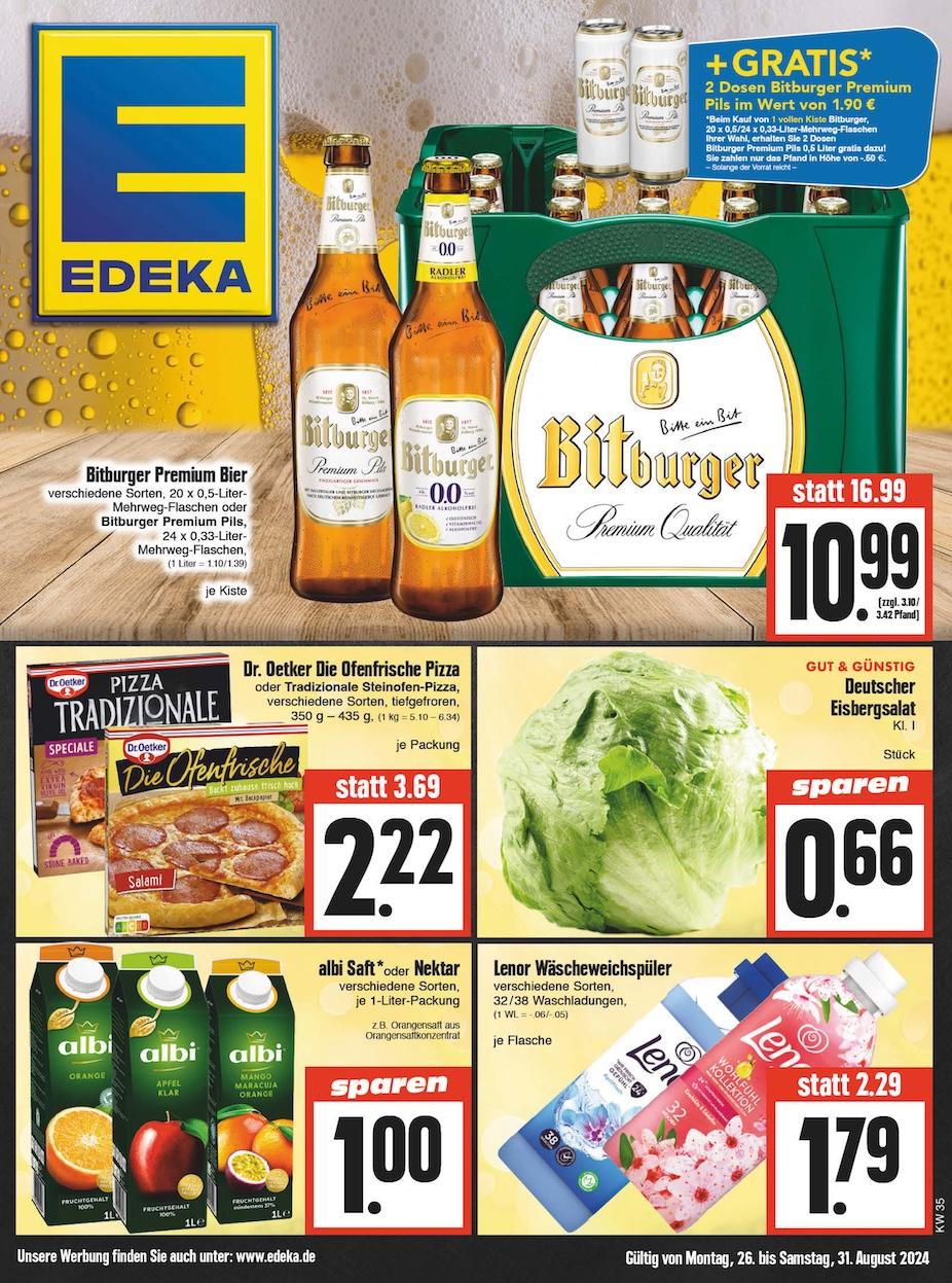 Edeka Prospekt ab Montag - Thüringen Seite 1
