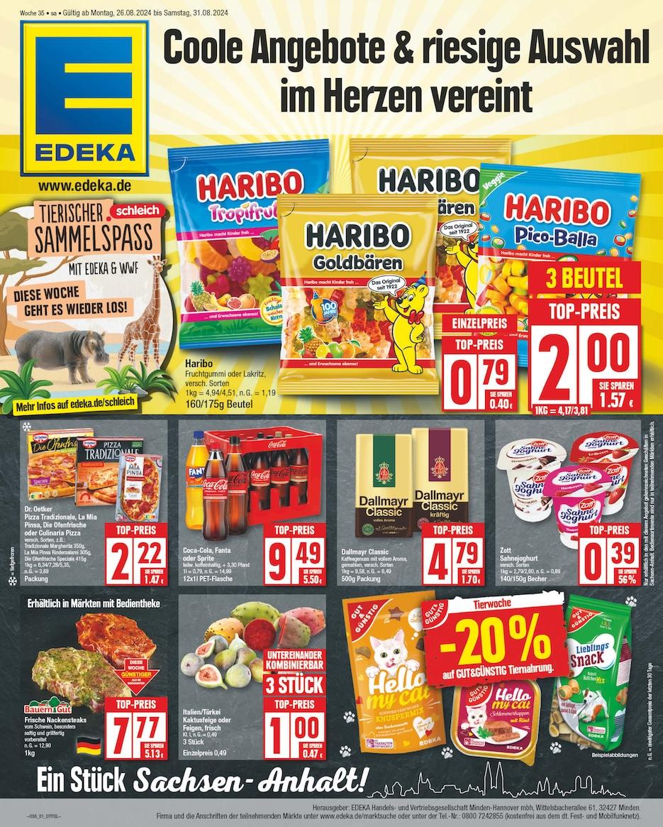 Edeka Prospekt ab Montag - Sachsen-Anhalt Seite 1