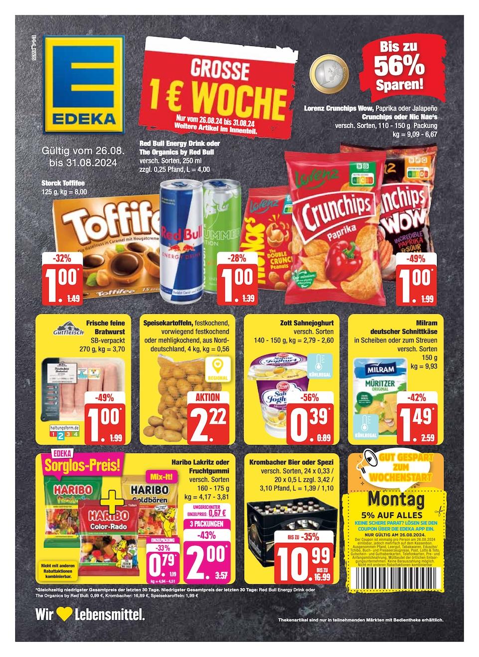 Edeka Prospekt ab Montag - Schleswig - Holstein Seite 1