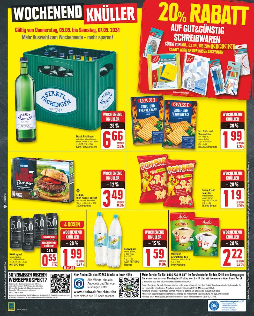 Edeka Prospekt ab Montag - Niedersachsen Seite 16