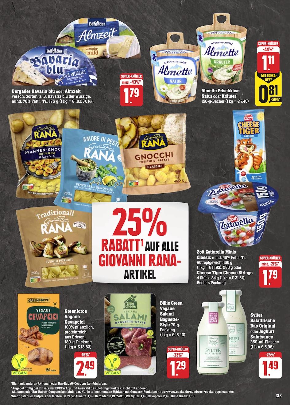 Edeka Prospekt ab Montag - Hessen Seite 21