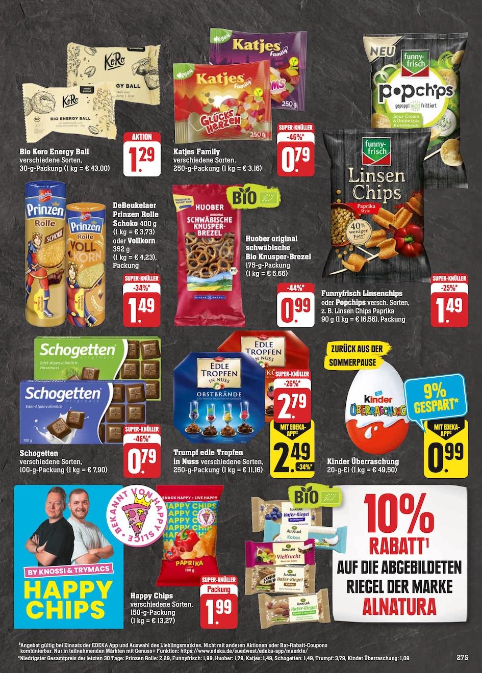 Edeka Prospekt ab Montag - Hessen Seite 27
