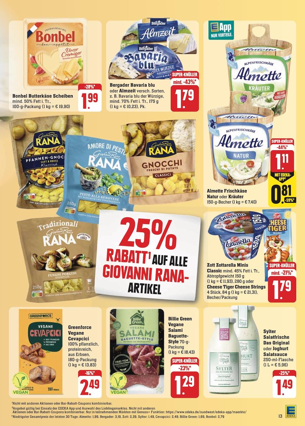 Edeka Prospekt ab Montag - Baden - Württemberg Seite 17