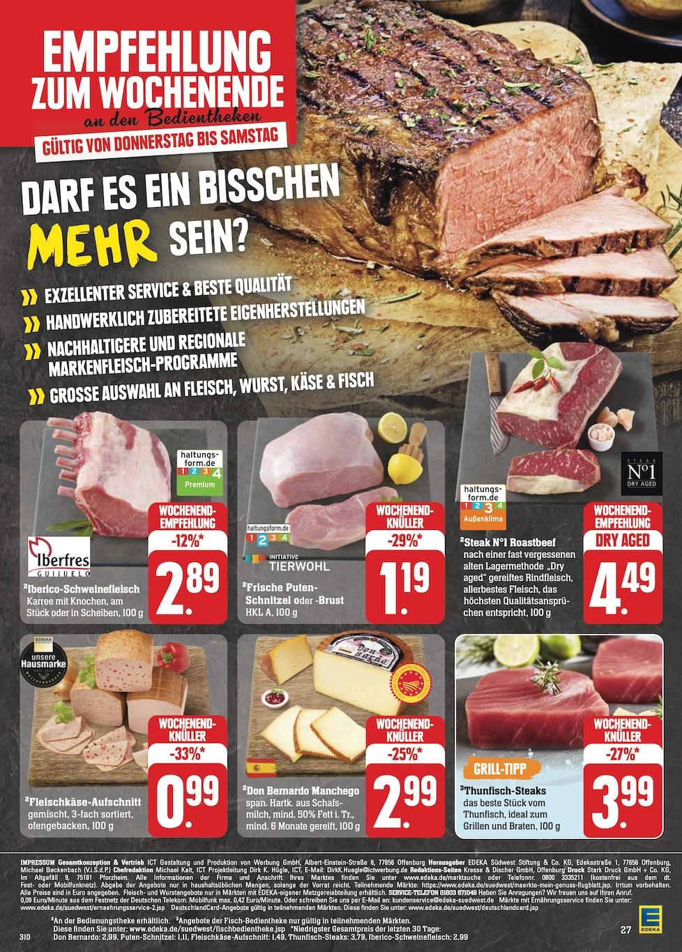 Edeka Prospekt ab Montag - Baden - Württemberg Seite 31