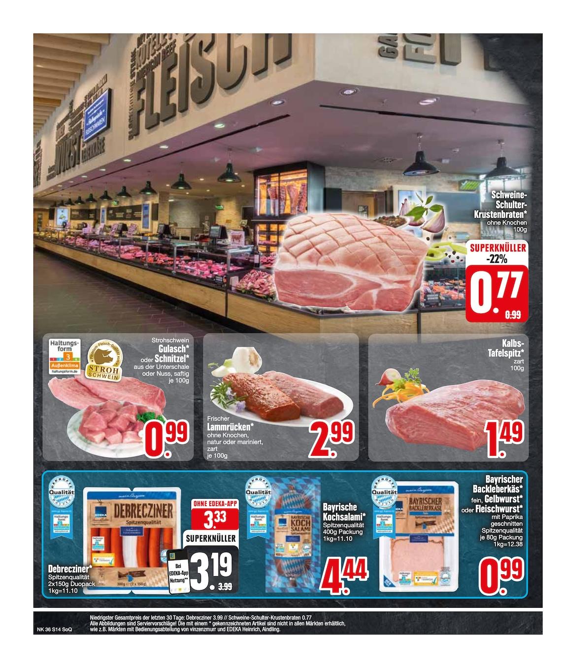 Edeka Prospekt ab Montag - Bayern Süd Seite 14