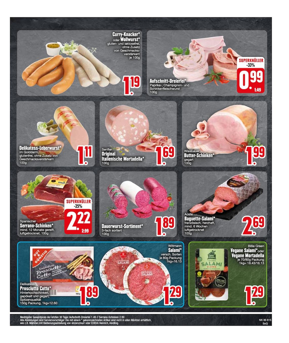 Edeka Prospekt ab Montag - Bayern Süd Seite 15