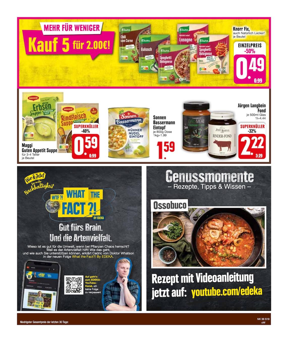 Edeka Prospekt ab Montag - Bayern Süd Seite 19
