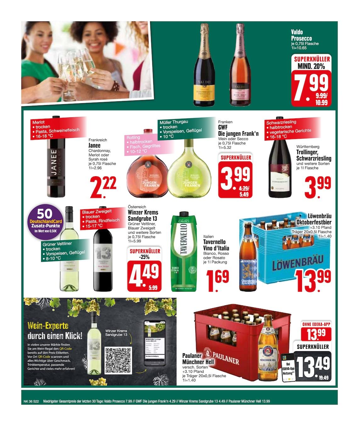 Edeka Prospekt ab Montag - Bayern Süd Seite 22