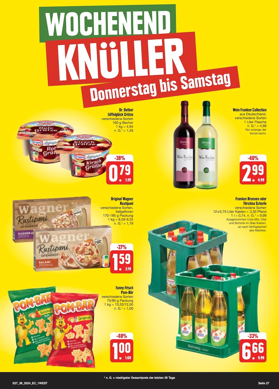 Edeka Prospekt ab Montag - Bayern Nord Seite 27