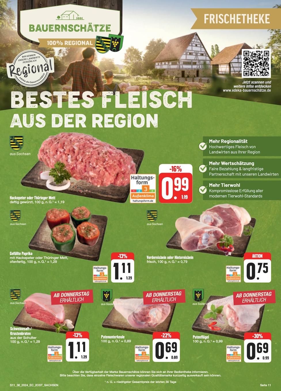Edeka Prospekt ab Montag - Sachsen Seite 11