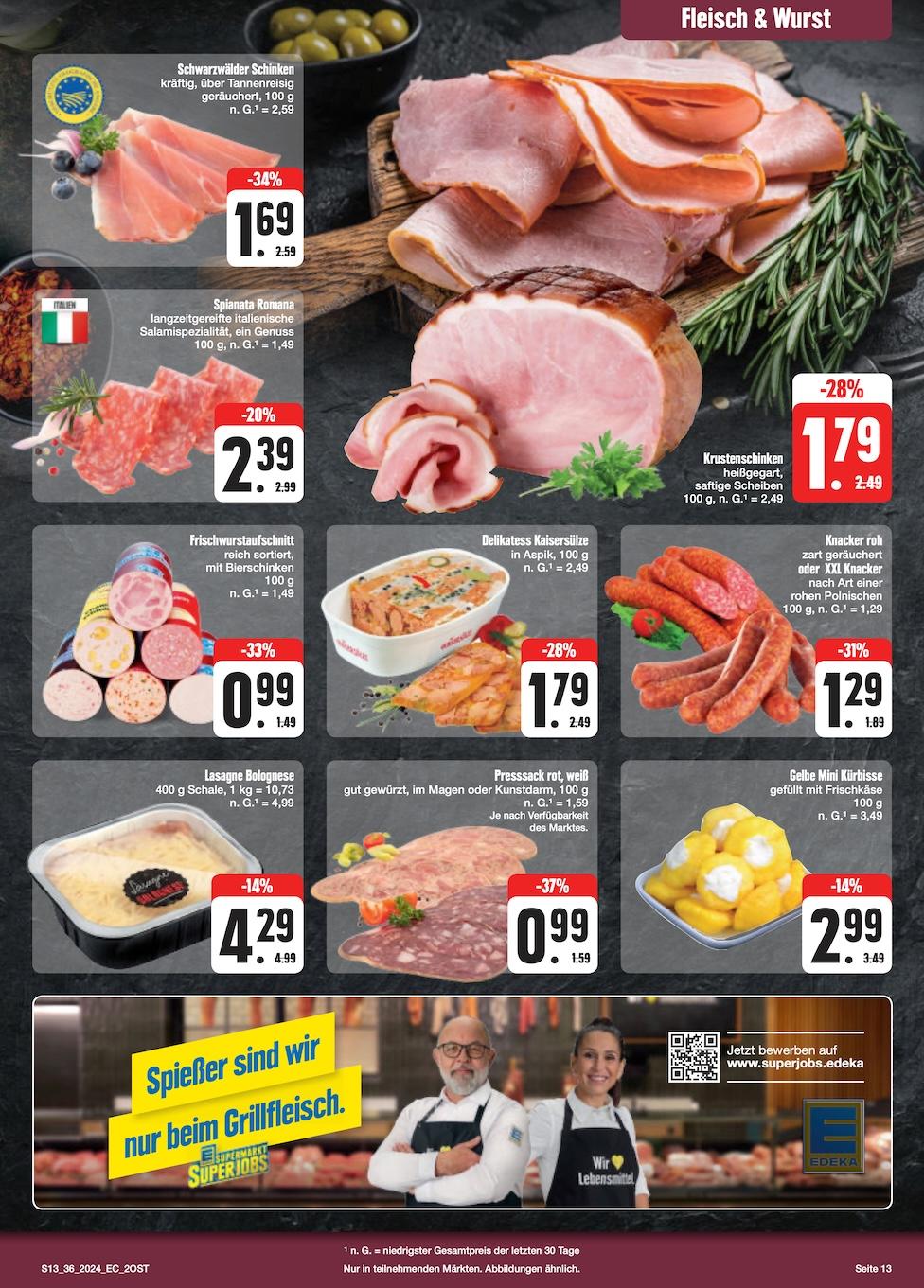 Edeka Prospekt ab Montag - Sachsen Seite 13