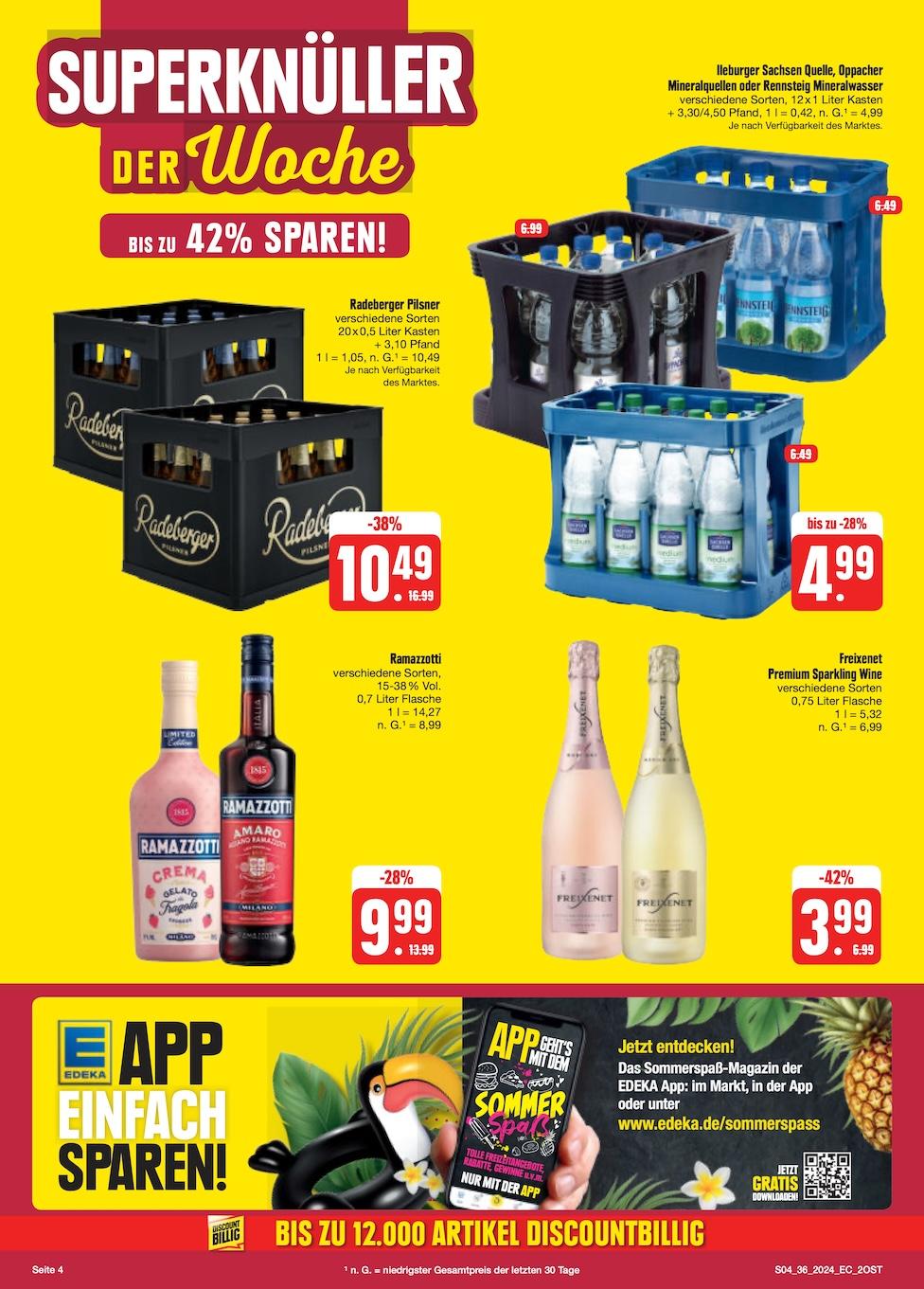 Edeka Prospekt ab Montag - Sachsen Seite 4