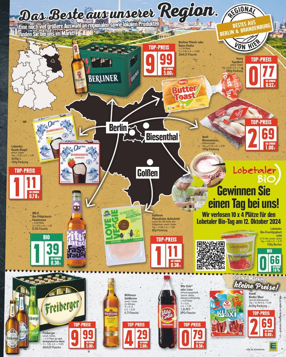 Edeka Prospekt ab Montag - Berlin Seite 9