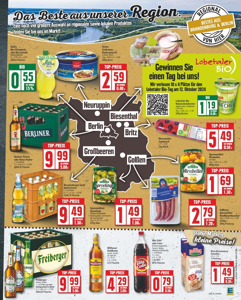 Edeka Prospekt ab Montag - Brandenburg Seite 11