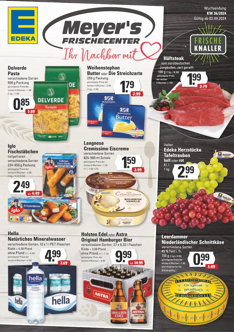Edeka Prospekt ab Montag - Hamburg Seite 1