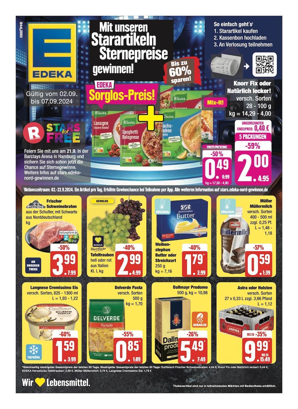 Edeka Prospekt ab Montag - Schleswig - Holstein Seite 1