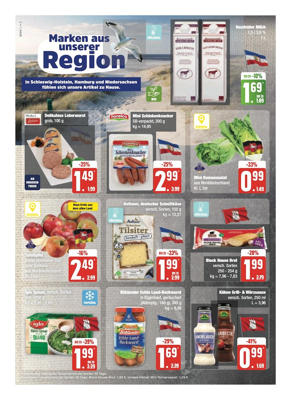 Edeka Prospekt ab Montag - Schleswig - Holstein Seite 4