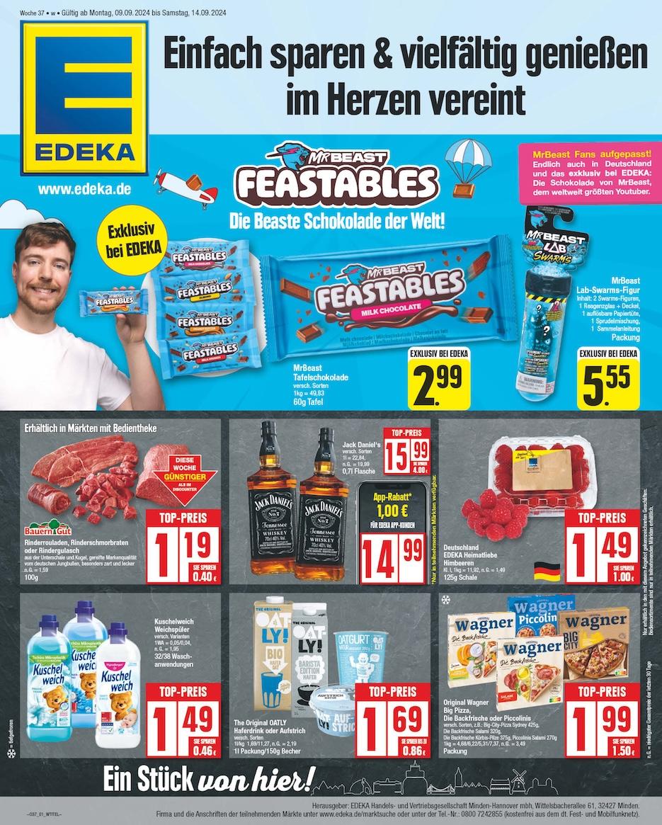Edeka Prospekt ab Montag - Niedersachsen Seite 1