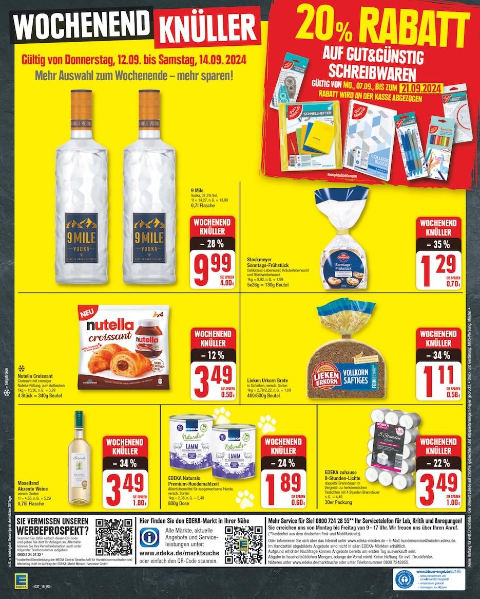 Edeka Prospekt ab Montag - Niedersachsen Seite 16