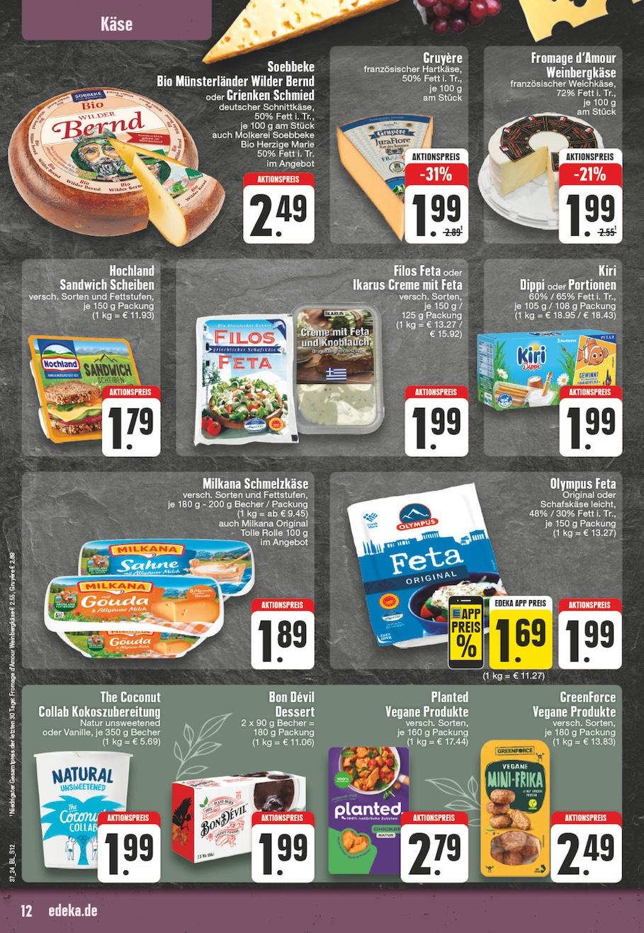Edeka Prospekt ab Montag - Nordrhein - Westfalen Seite 12