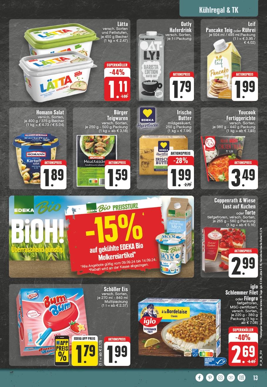 Edeka Prospekt ab Montag - Nordrhein - Westfalen Seite 13