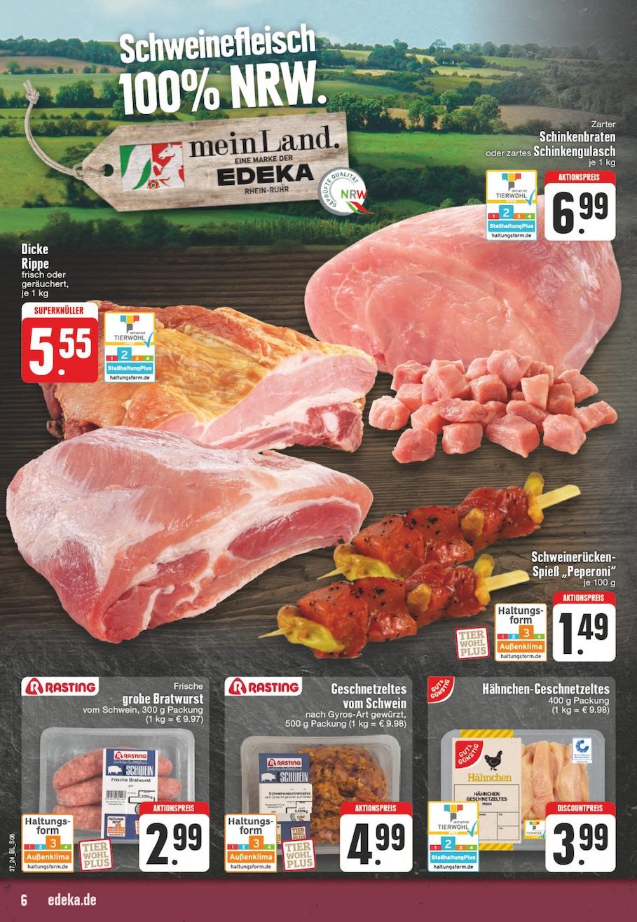 Edeka Prospekt ab Montag - Nordrhein - Westfalen Seite 6