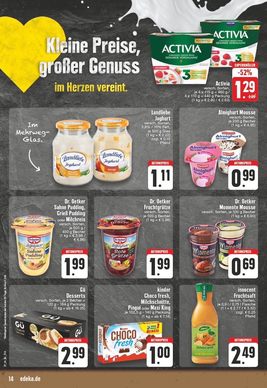 Edeka Prospekt ab Montag - Hessen Seite 14