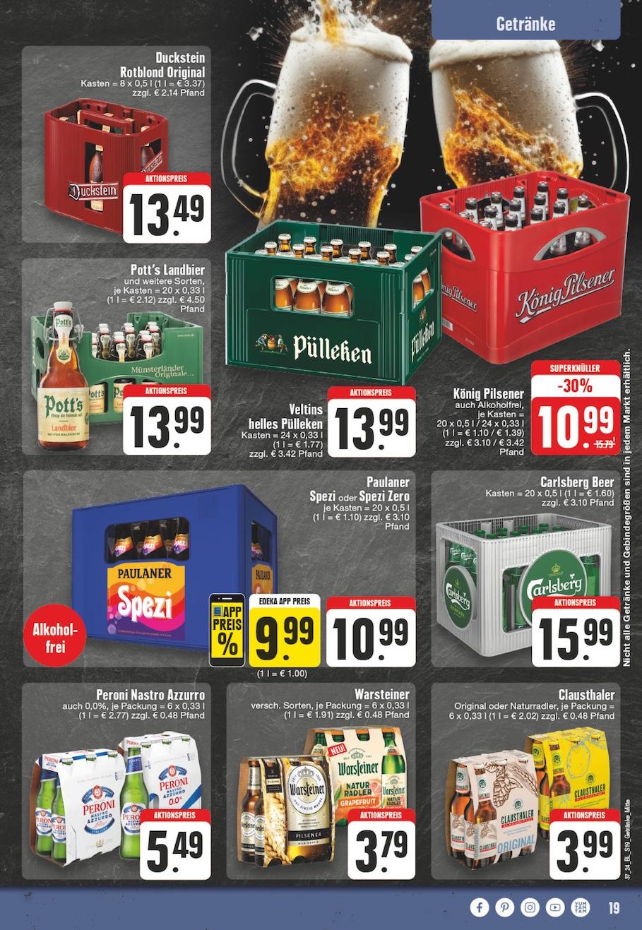 Edeka Prospekt ab Montag - Hessen Seite 19