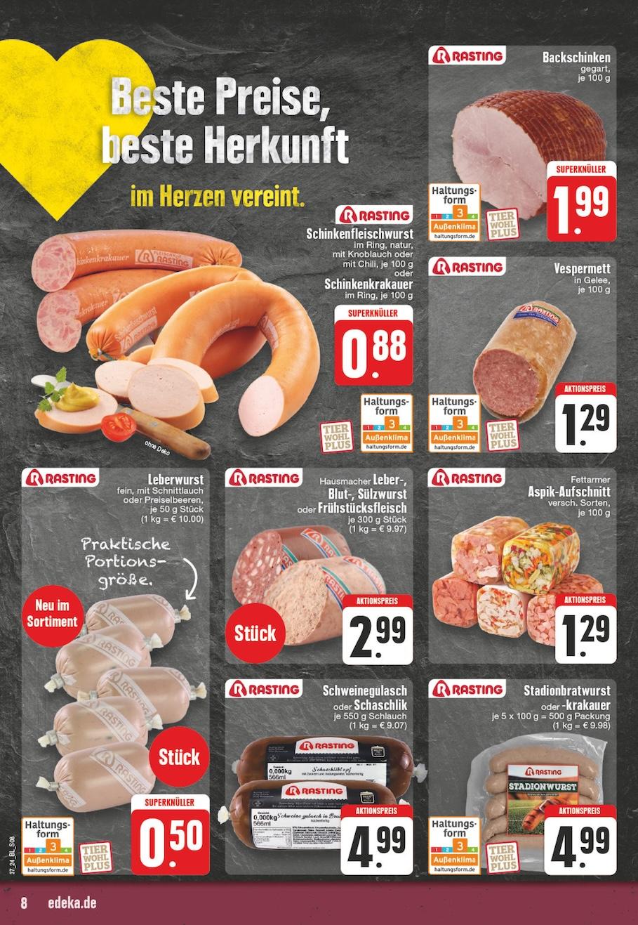 Edeka Prospekt ab Montag - Hessen Seite 8
