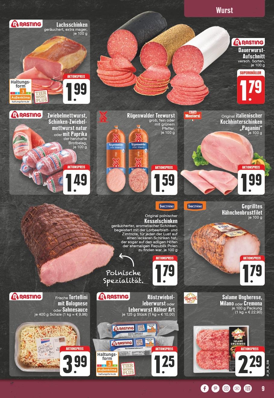 Edeka Prospekt ab Montag - Hessen Seite 9