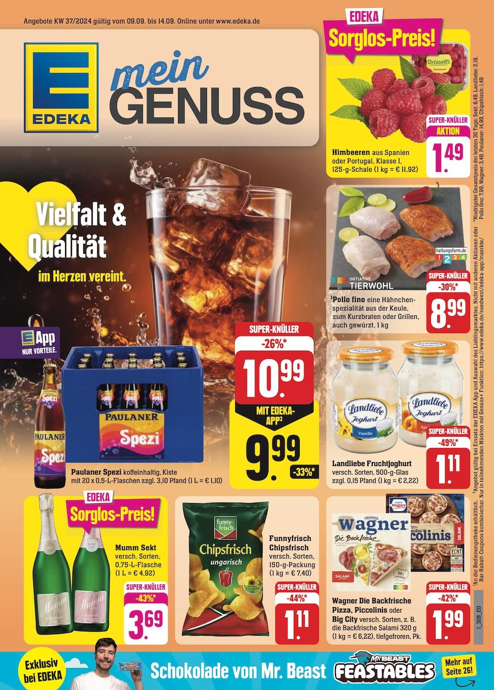 Edeka Prospekt ab Montag - Rheinland - Pfalz Seite 1