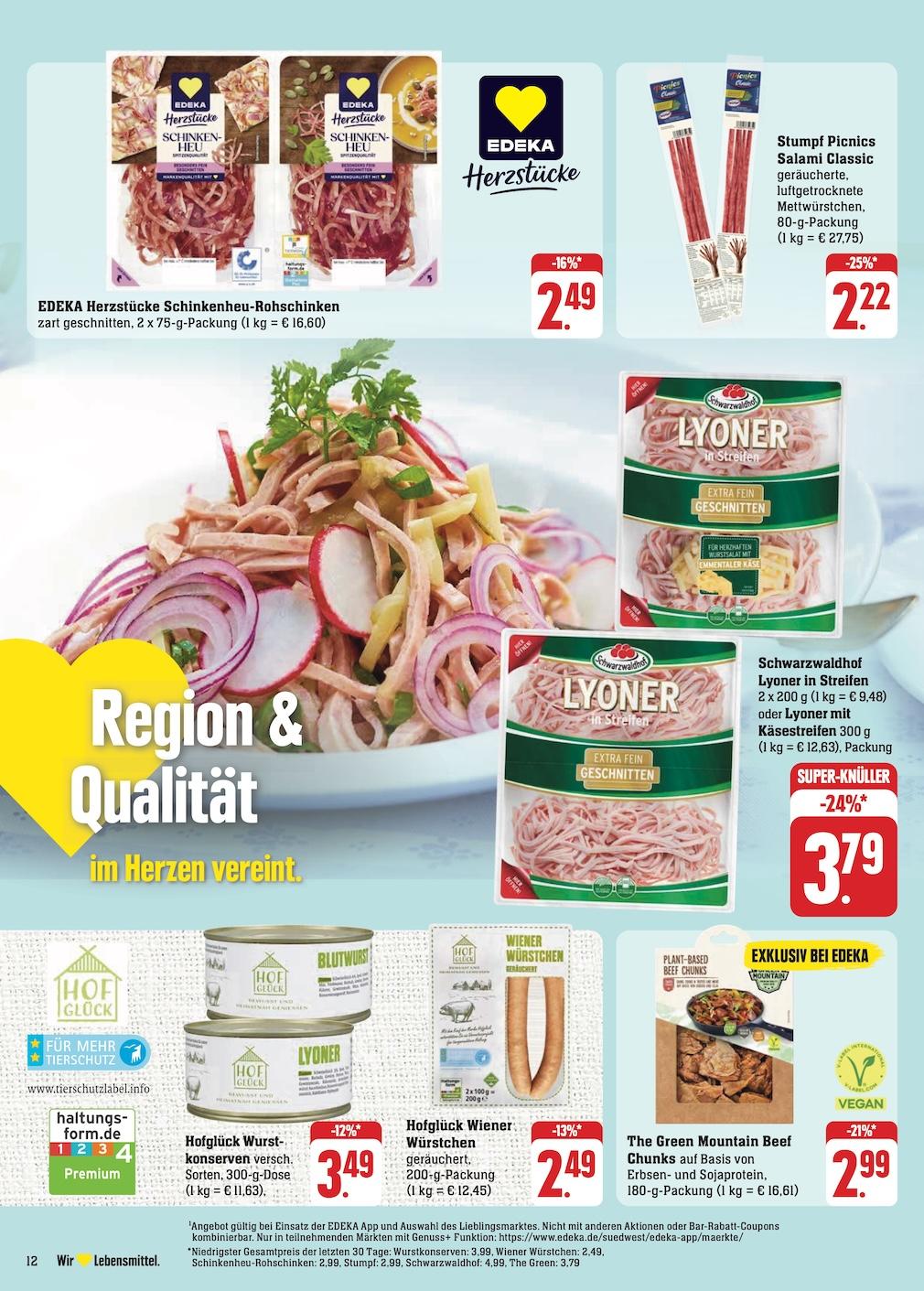 Edeka Prospekt ab Montag - Rheinland - Pfalz Seite 14