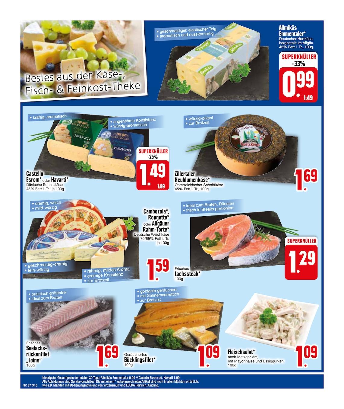 Edeka Prospekt ab Montag - Bayern Süd Seite 16