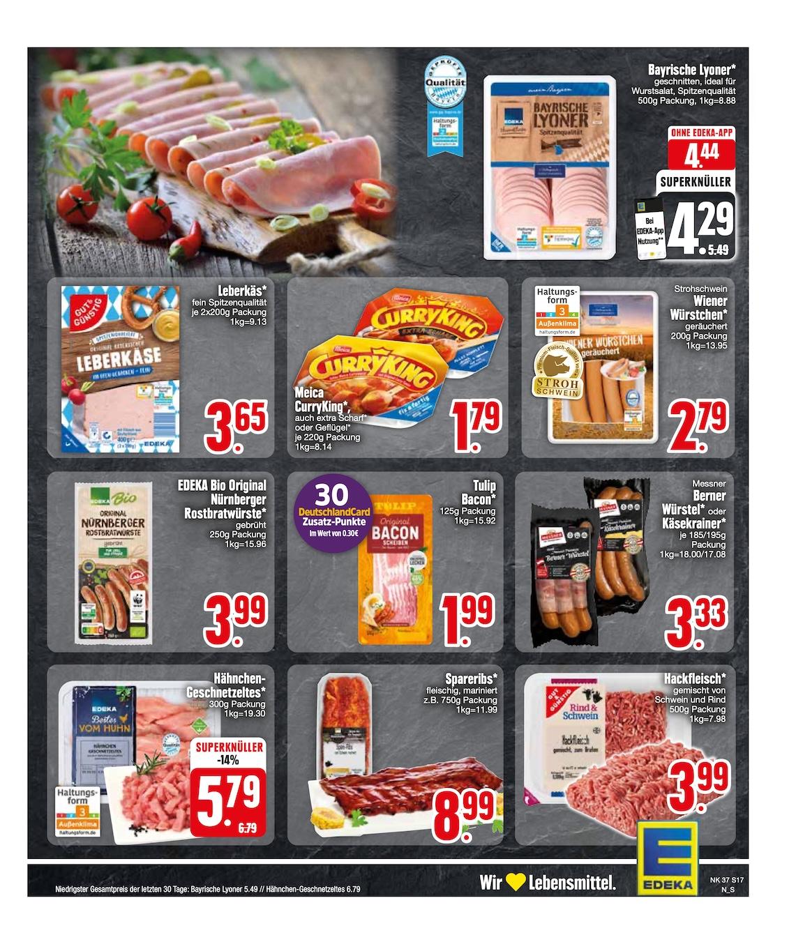 Edeka Prospekt ab Montag - Bayern Süd Seite 17