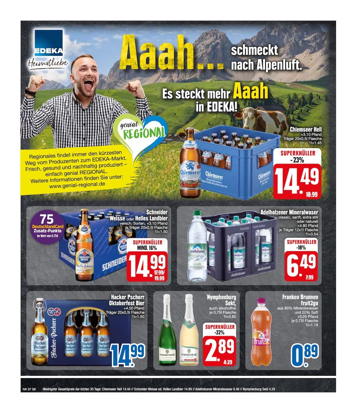 Edeka Prospekt ab Montag - Bayern Süd Seite 6