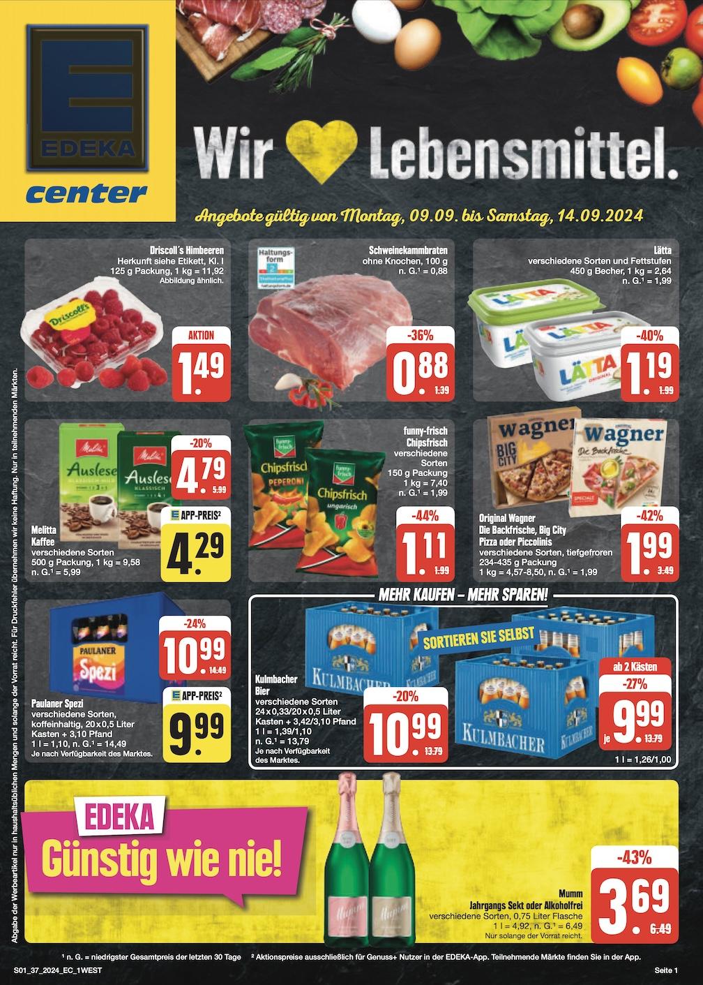 Edeka Prospekt ab Montag - Bayern Nord Seite 1