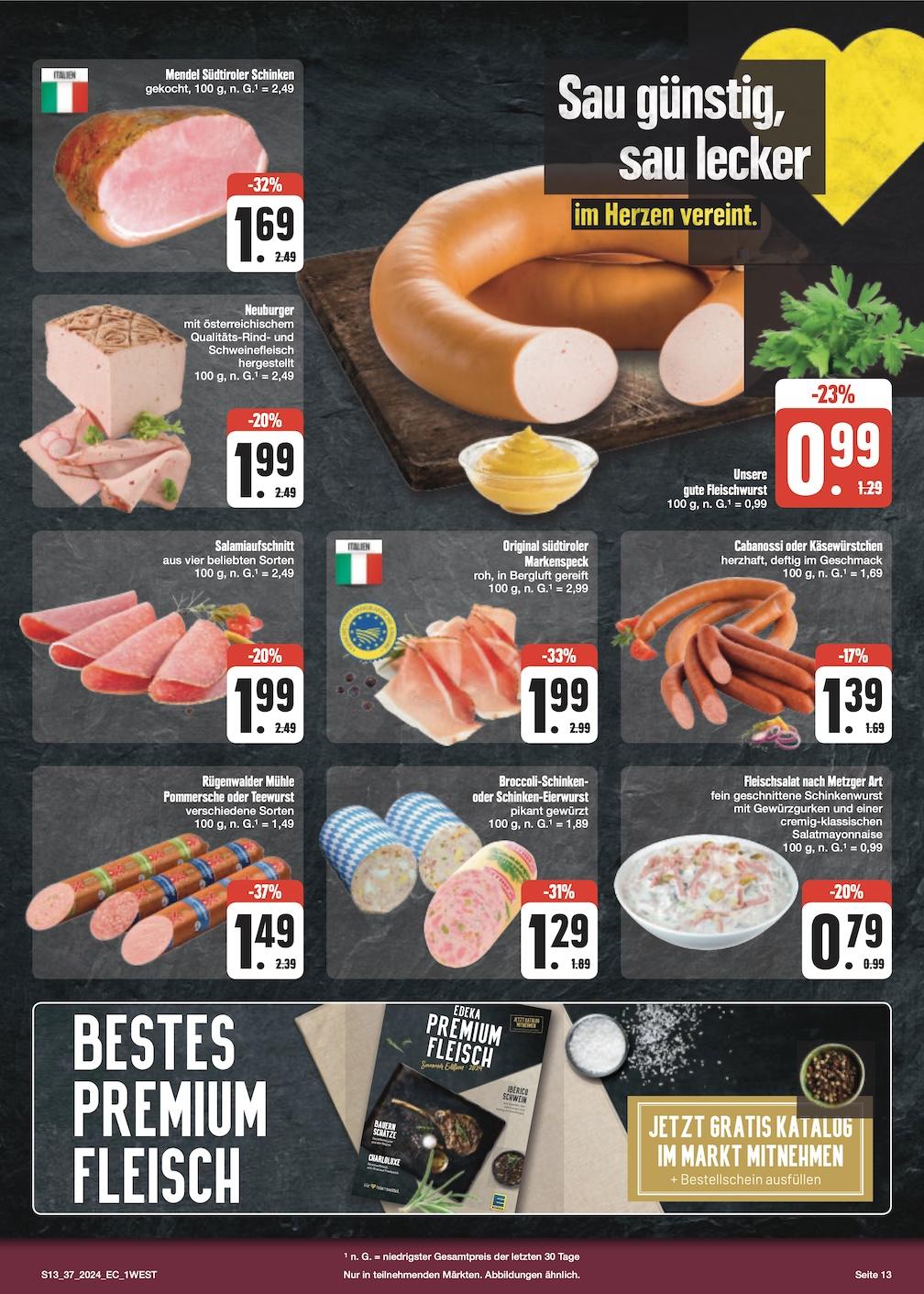 Edeka Prospekt ab Montag - Bayern Nord Seite 13