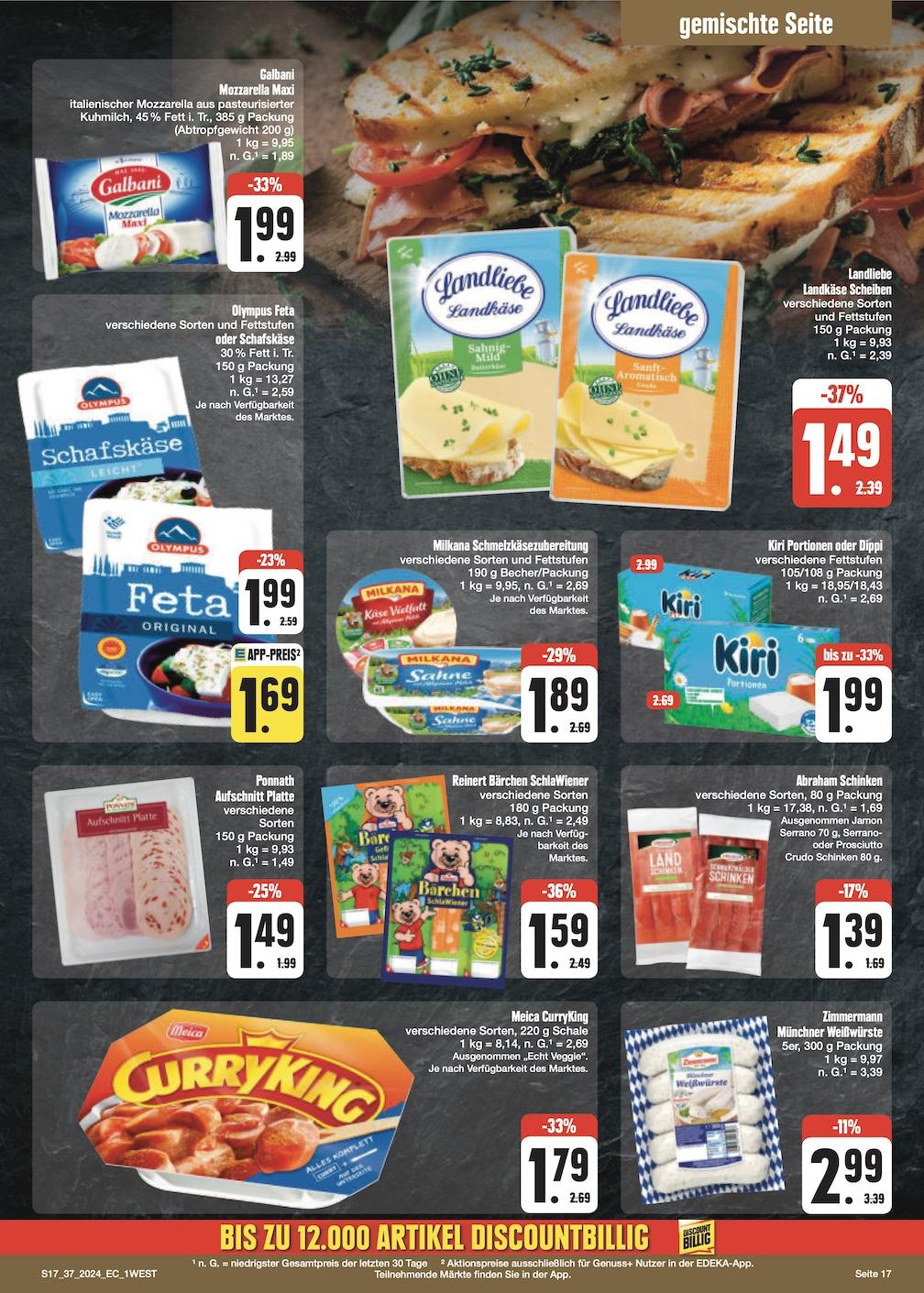 Edeka Prospekt ab Montag - Bayern Nord Seite 17