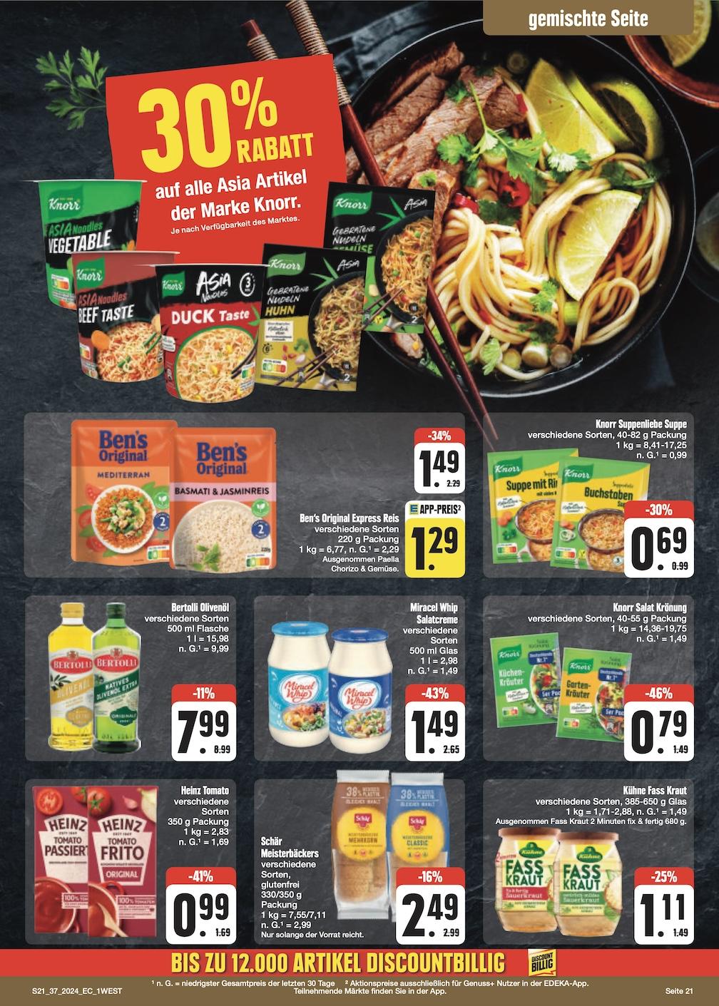 Edeka Prospekt ab Montag - Bayern Nord Seite 21