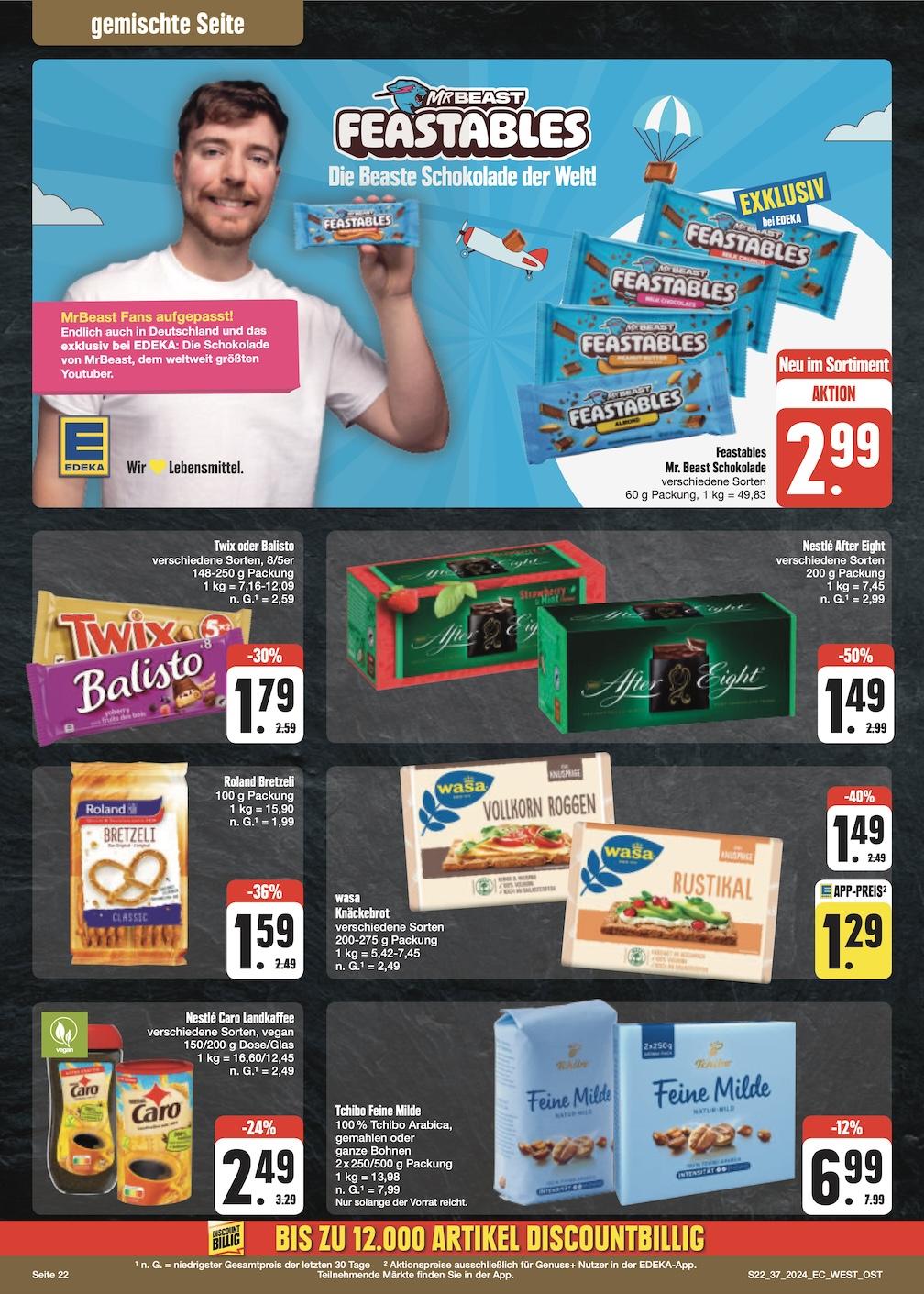 Edeka Prospekt ab Montag - Sachsen Seite 22