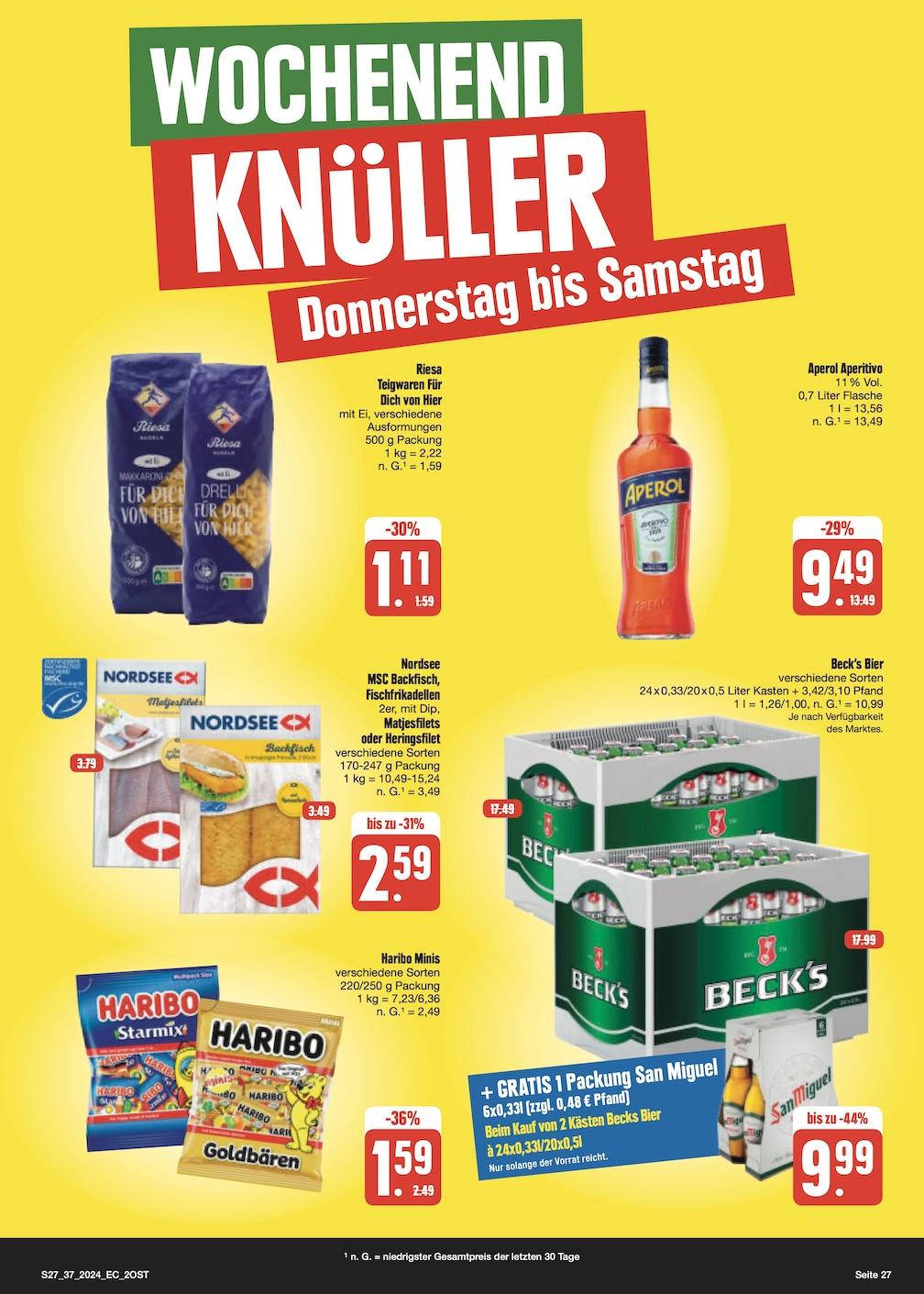 Edeka Prospekt ab Montag - Sachsen Seite 27
