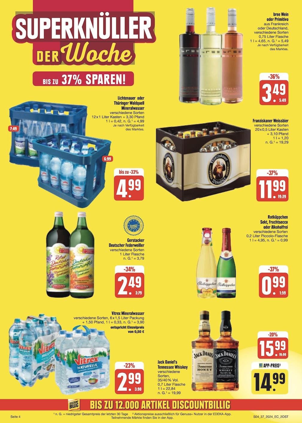 Edeka Prospekt ab Montag - Sachsen Seite 4