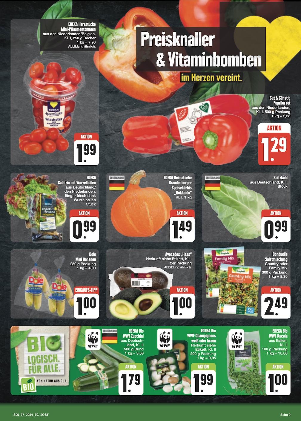 Edeka Prospekt ab Montag - Sachsen Seite 9