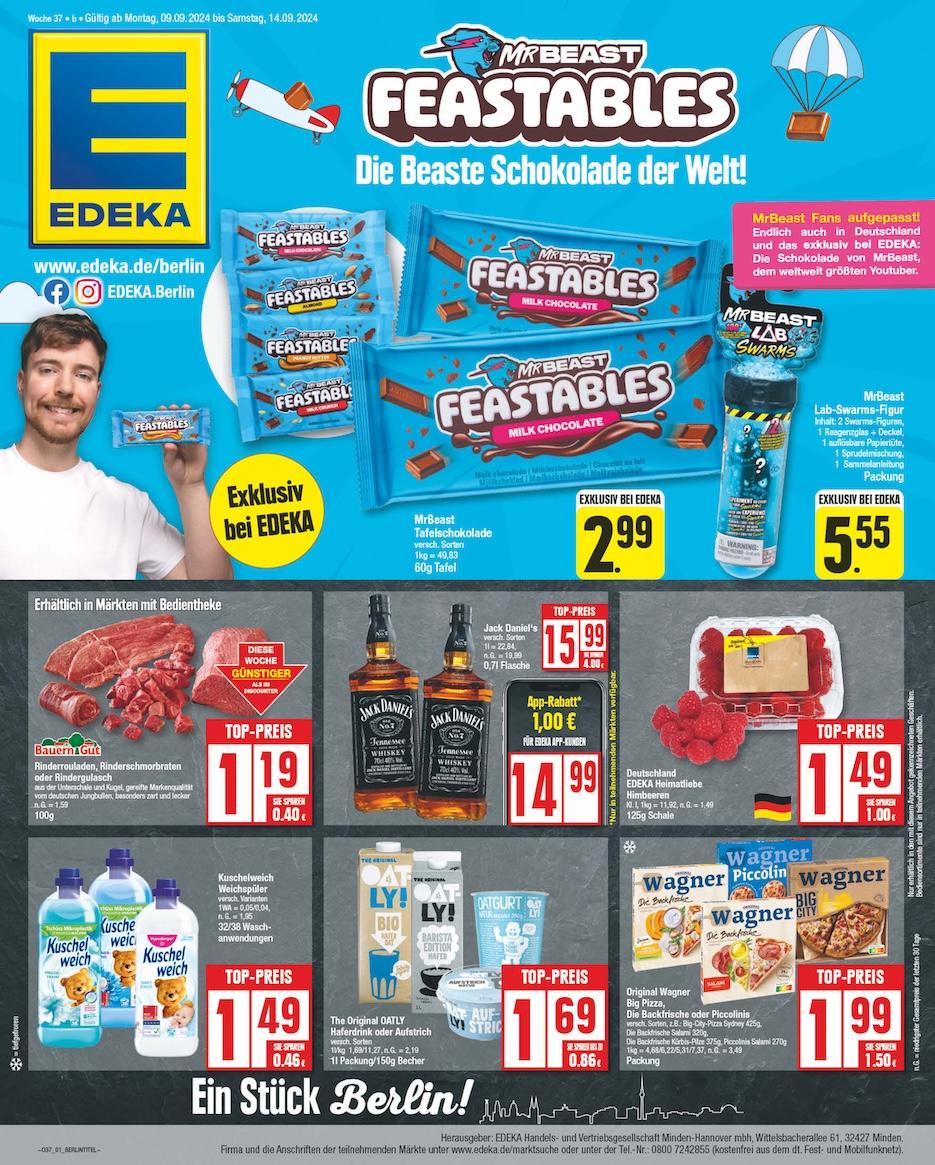 Edeka Prospekt ab Montag - Berlin Seite 1