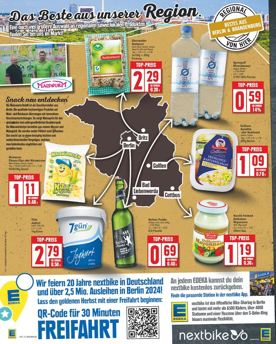 Edeka Prospekt ab Montag - Berlin Seite 12
