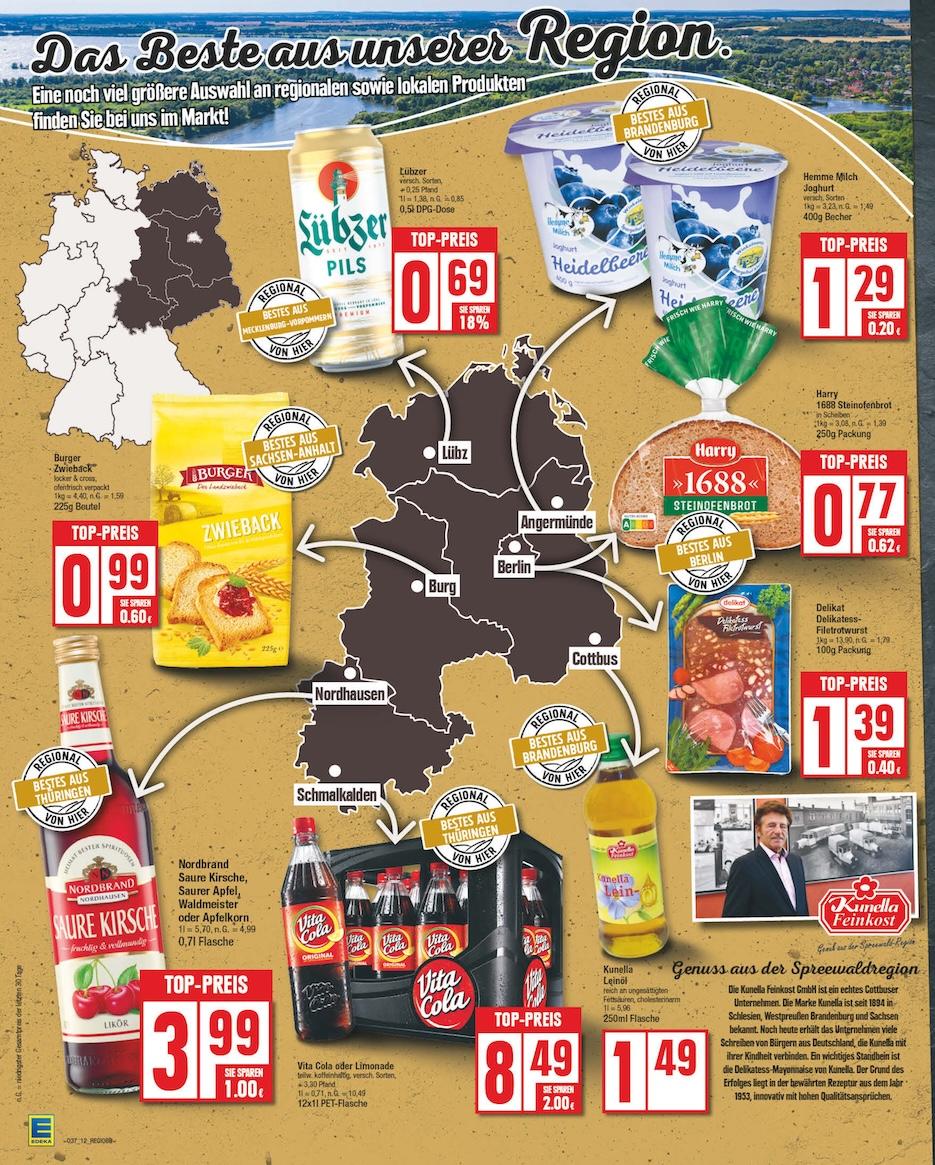 Edeka Prospekt ab Montag - Brandenburg Seite 14