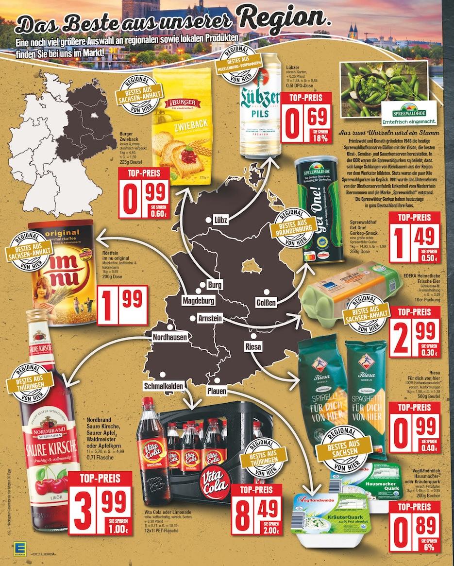 Edeka Prospekt ab Montag - Sachsen-Anhalt Seite 12